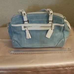 Vintage COACH White & Seafoam Green BNWOT